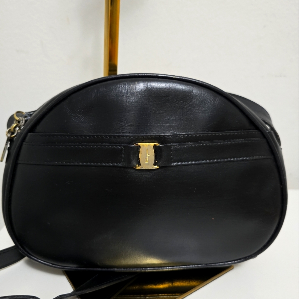 Salvatore Ferragamo Black Crossbody Bag